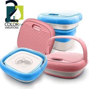 مینی واش سفری تاشو مدلfolding washing machine lu-10