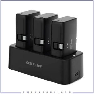 پک سه عددی پاوربانک و شارژر گرین لاین Green Lion 3in1 Power Bank Station GN3IN1PB5KBk