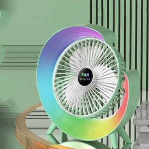 پنکه شارژی رومیزی colorful circulating fan
