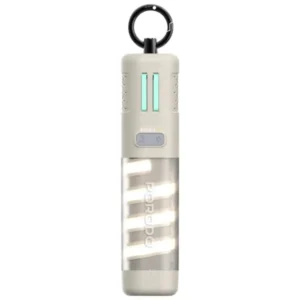 پاور بانک پرودو مدل Porodo PowerBeam 5000mAh Power Bank with Built-In Flashlight