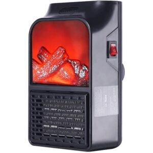 فن هیتر پریزی 1000 وات فلیم طرح شومینه مدل Flam Heater