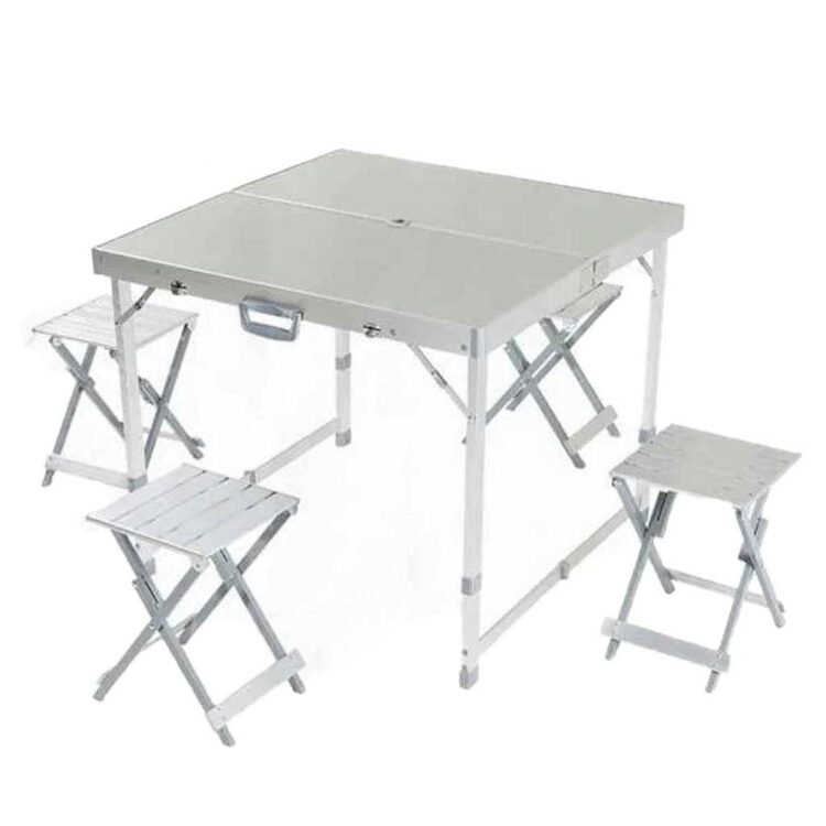 میز و صندلی تاشو ۴ نفره Bulin مدل BL500-K12
